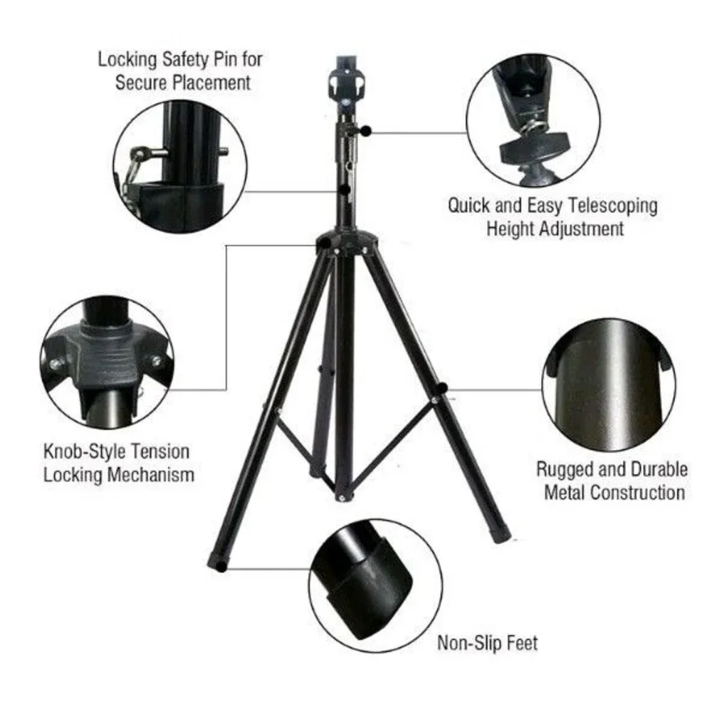 3D HologramFan Stand w/ Multi-function Base 39.4 - 69 Inch 150 Lb READ